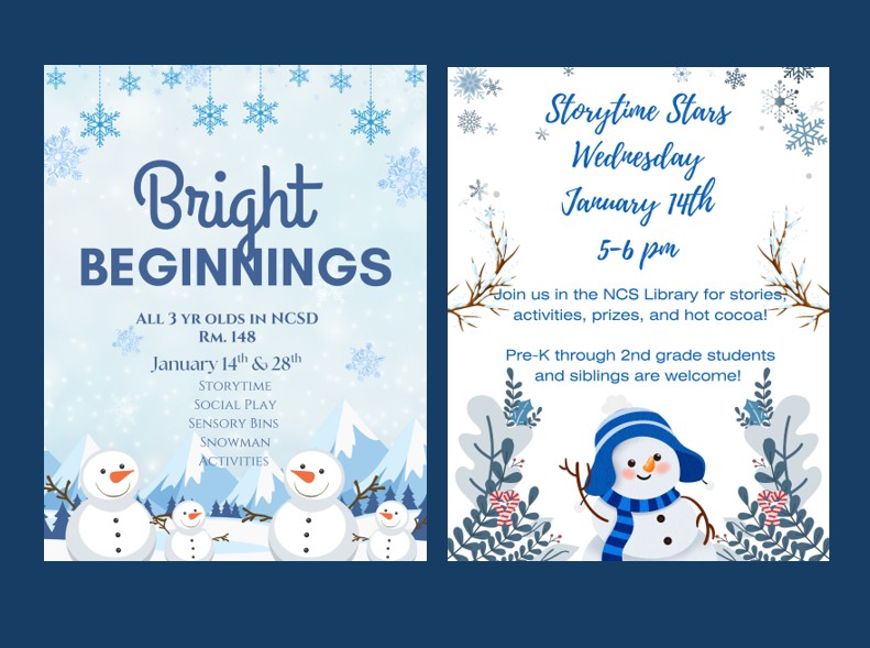 Bright Beginnings and Storytime Stars for Web Slide