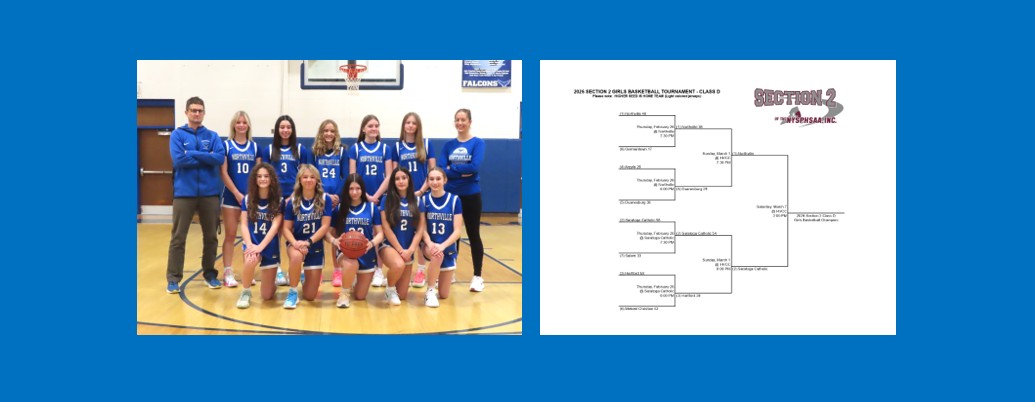 Updated Girls' Basketball slide with New Bracket