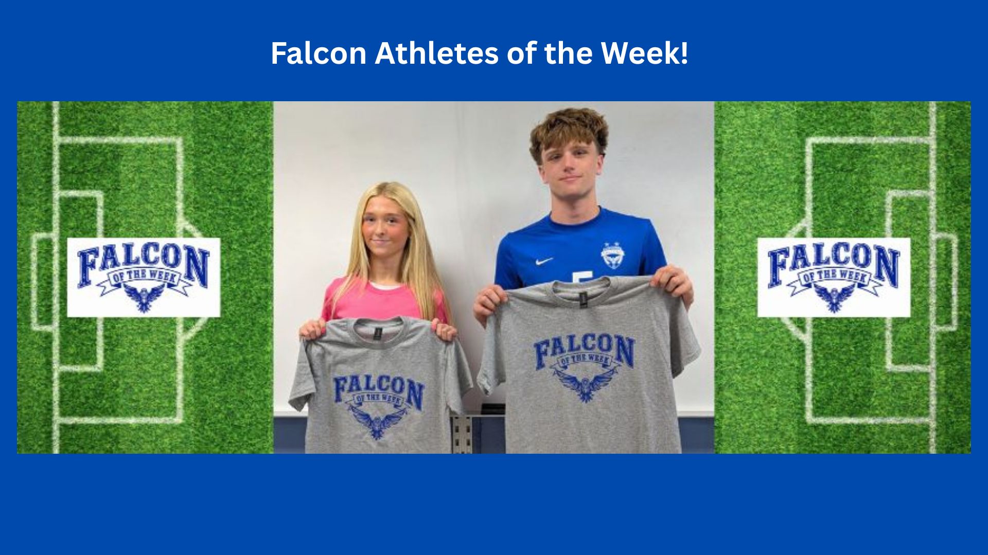 Ella and McQuade, Falcon Athletes of the Week - Week of 10-5 web slide