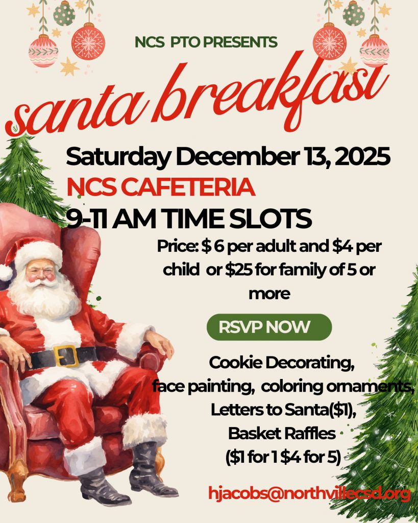 Santa Breakfast 2025 Flyer