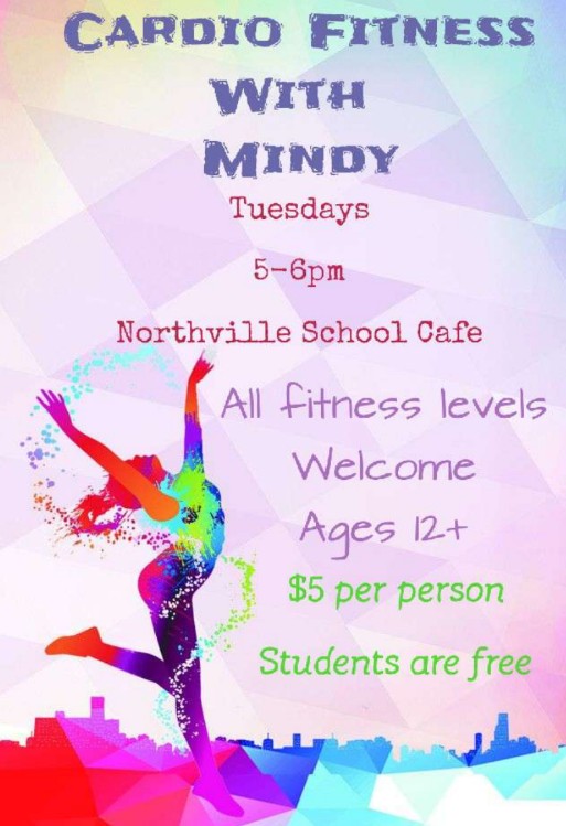 Cardio Fitness Tuesdays Flyer