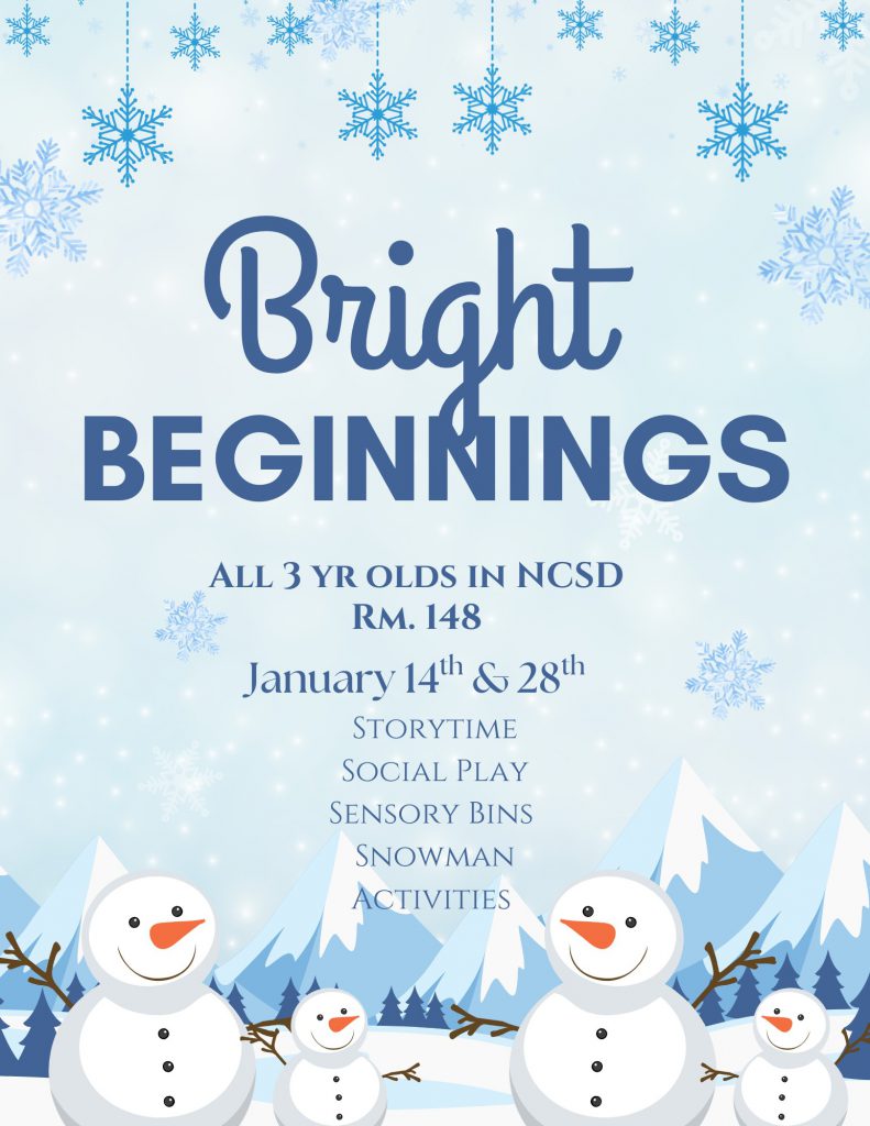 Bright Beginnings January Flyer