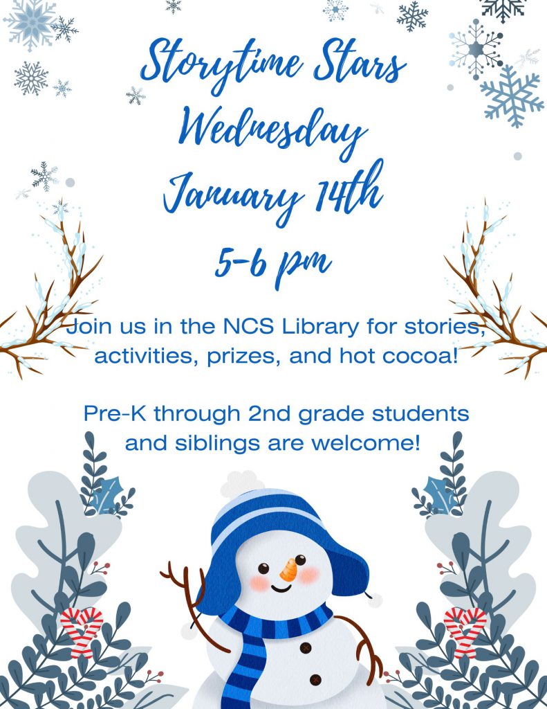 Storytime Stars January Flyer