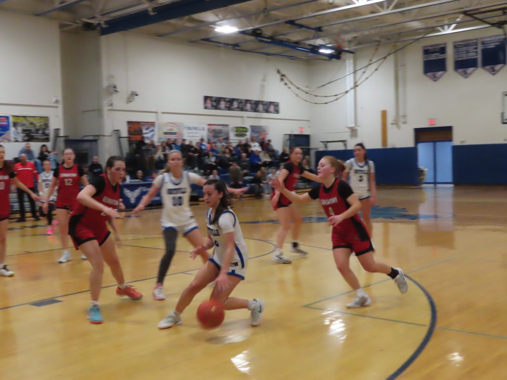 Zoey drives to the corner