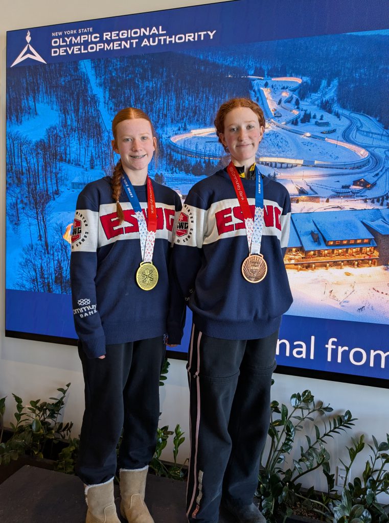 Northville skiers Brynn and Lyra Thomarie