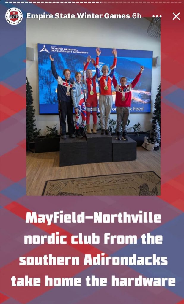 The Mayfield-Northville Nordic Skiing team on the Empire State Winter Games website