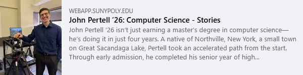 Snippet of article featuring Northville alum John Pertell