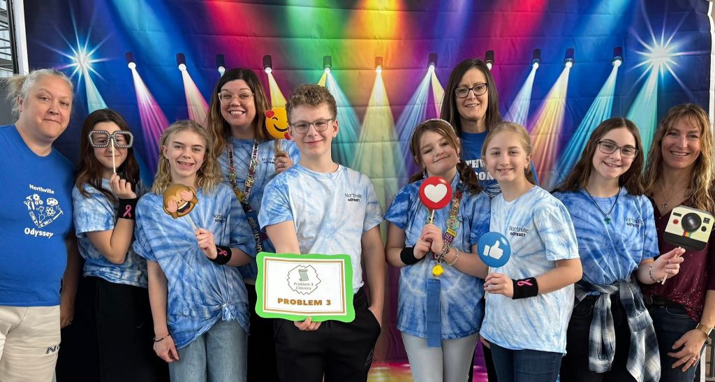 Ms. Jacobs, Jessie, Elaina, Ms. LaPort, Eddie, Cadence, Ms. Filkins, Olivia, Kateri, Ms. Nally - from SThomarie