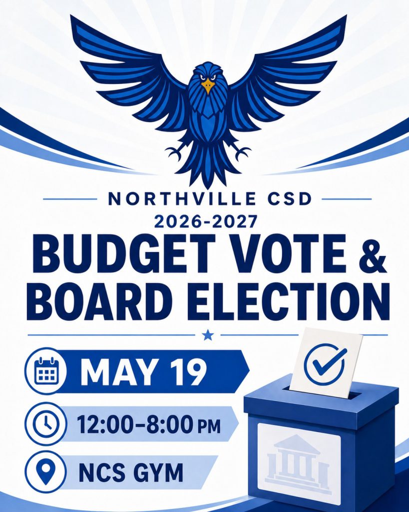 2026-27 BUDGET VOTE AND BOED MEMBER ELECTION graphic