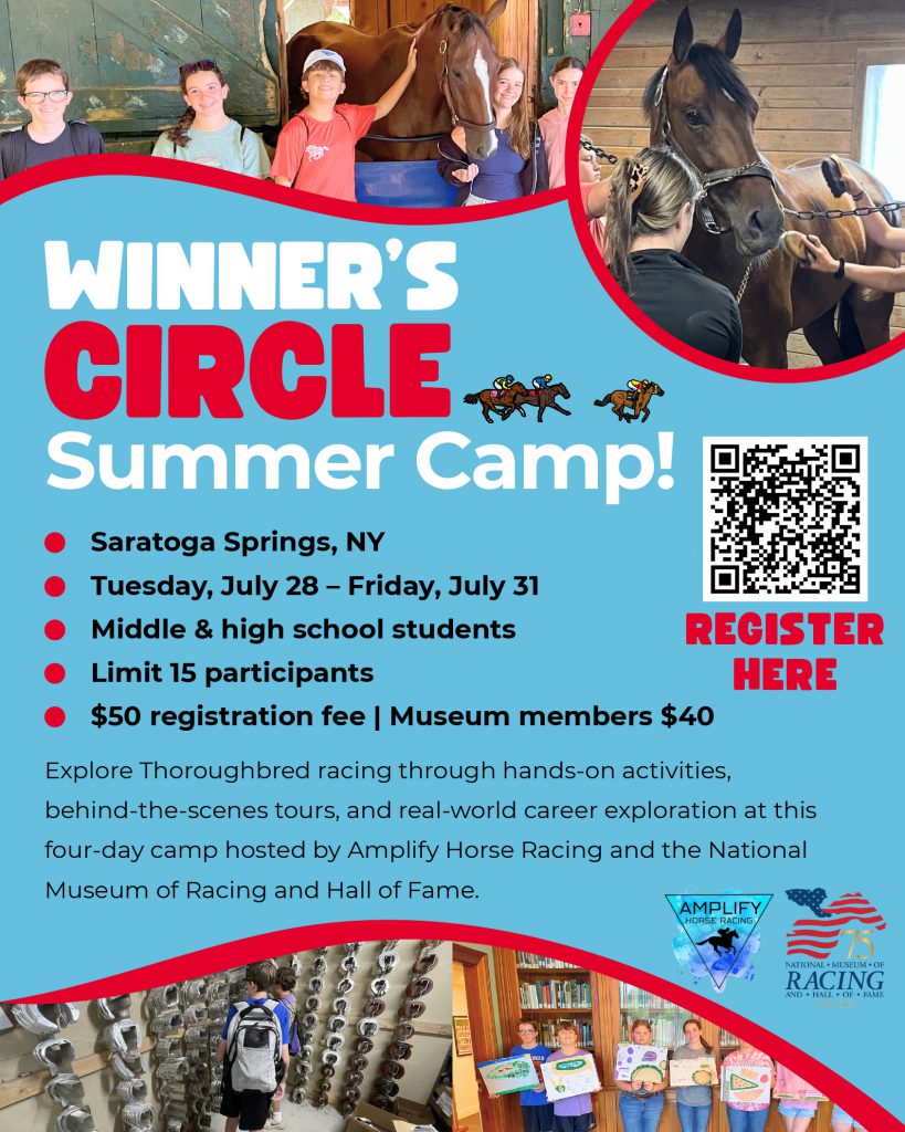 7-28 to 7-31 2026 Winner's Circle Summer Camp Flyer