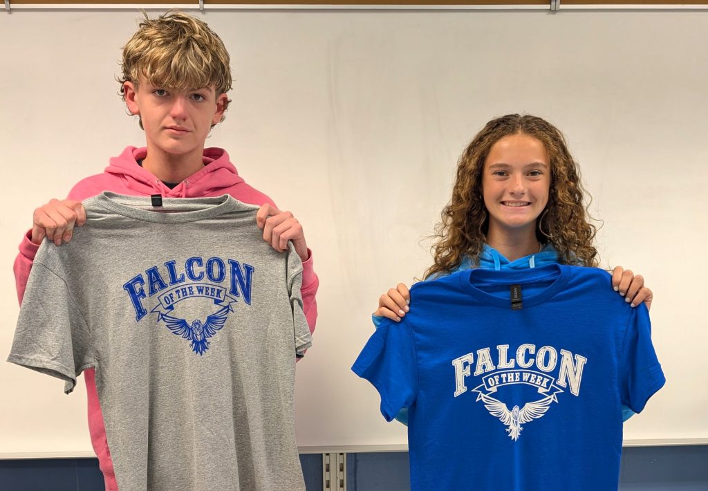 A photo of the Northville Falcon Athletes of the Week for the week of Sept. 18.