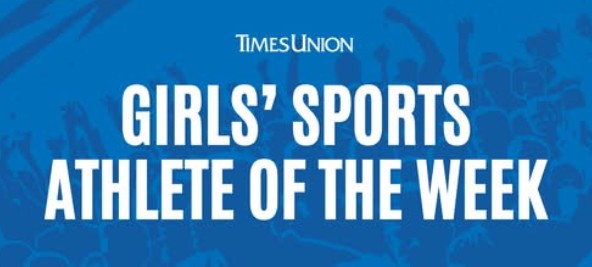 The logo for the Times Union Girls' Sports Athlete of the Week.